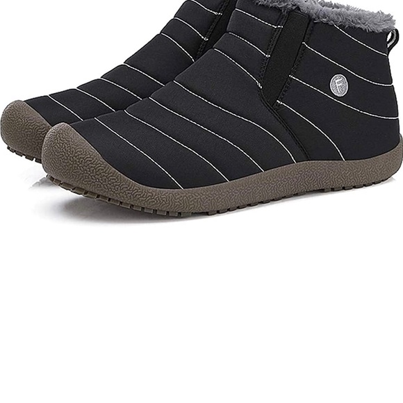 Womens Snow Boots Slip-On Waterproof Cold Weather Ankle Boots Size 11 - Picture 10 of 11